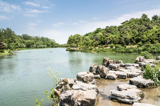 珍珠泉风景区水景