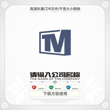 創(chuàng)意字母TVM商標(biāo)