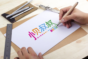 兒童攝影機構logo