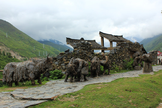 茶马古道雕塑