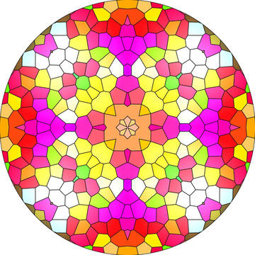 彩色花窗