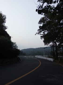 公园道路风景