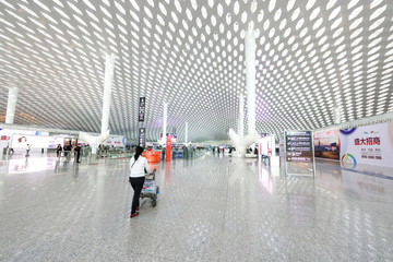 深圳机场室内空间 候机大厅