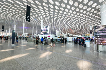 深圳机场室内空间 候机大厅