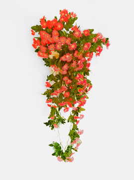 吊花油畫