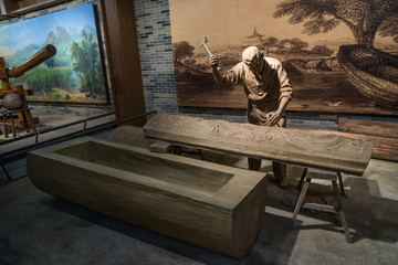 柳州棺材制作雕塑