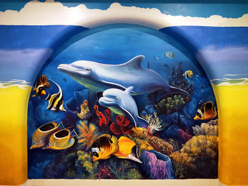 海洋馆壁画