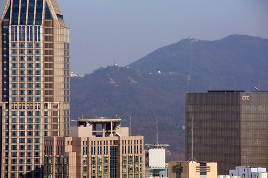 南京新街口城市建筑风光