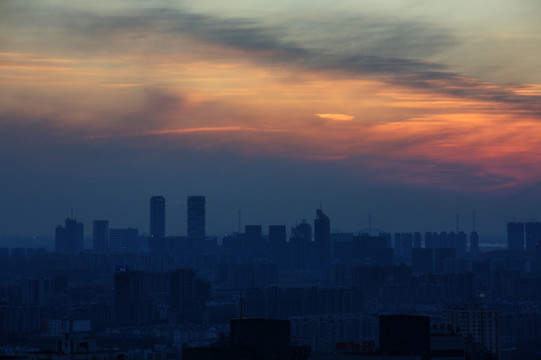 南京河西新城夜景