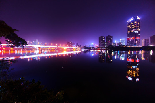 惠州大桥与东江夜景