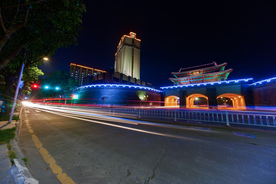 惠州朝京门夜景