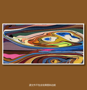 抽象油畫