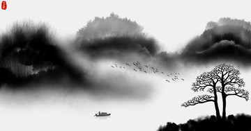 水墨畫