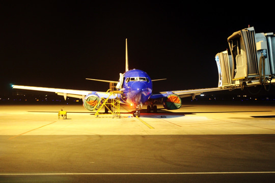 中国国际航空 奥运彩绘 飞机