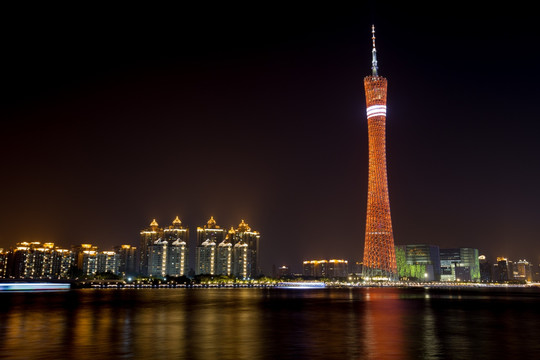 广州珠江两岸夜景