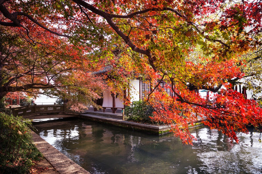 杭州西湖平湖秋月风景区