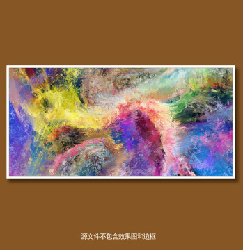 抽象油畫