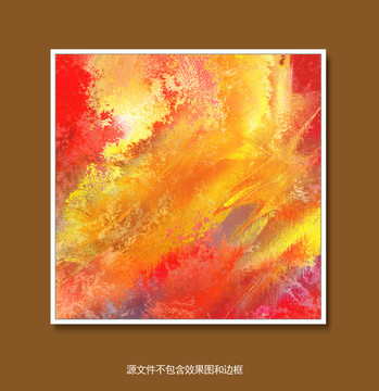抽象油畫