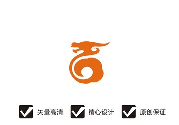 龙型logo