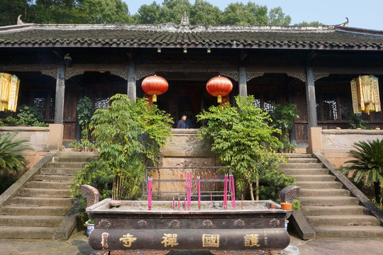 钓鱼城护国寺 观音殿