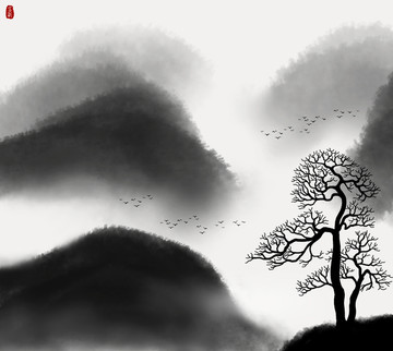 水墨畫(huà)