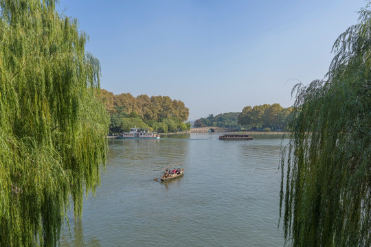 杭州西湖孤山风光