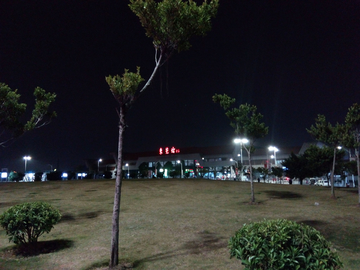 东莞火车站草坪