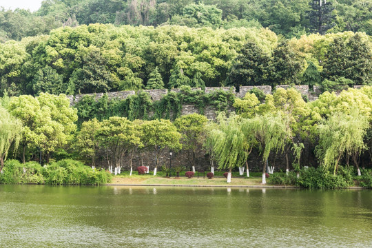 狮子山下护城河