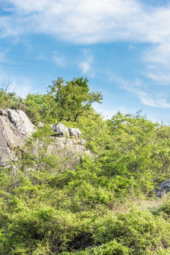 阳山碑材景区山景