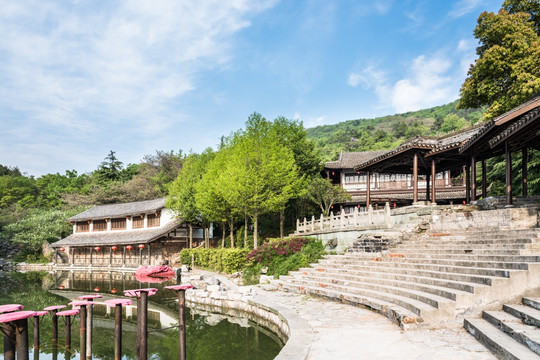 阳山碑材景区明文化村