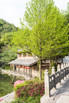 阳山碑材景区明文化村