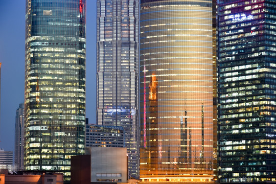 上海夜景 魔都夜景 摩天大楼