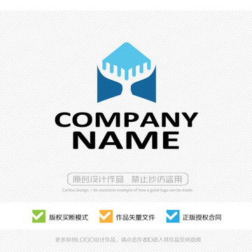 鯨鯊 鯨尾 LOGO設(shè)計
