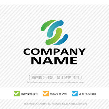 C字母 LOGO設計