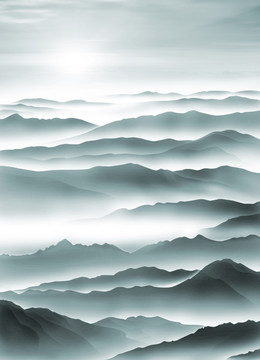 新中式山水畫(huà)