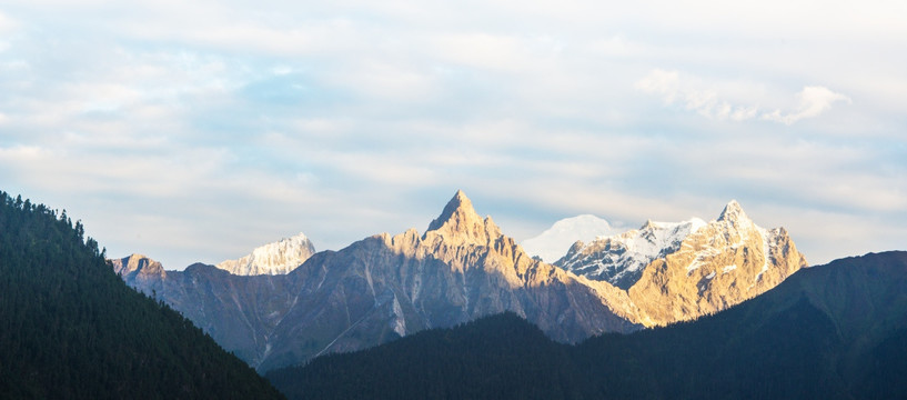 山峰 冰川冰山 喜马拉雅山