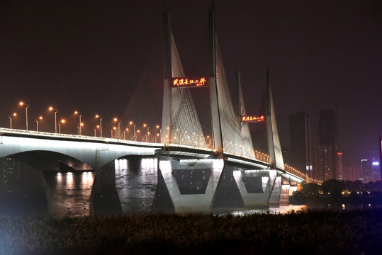 武汉长江二桥夜景