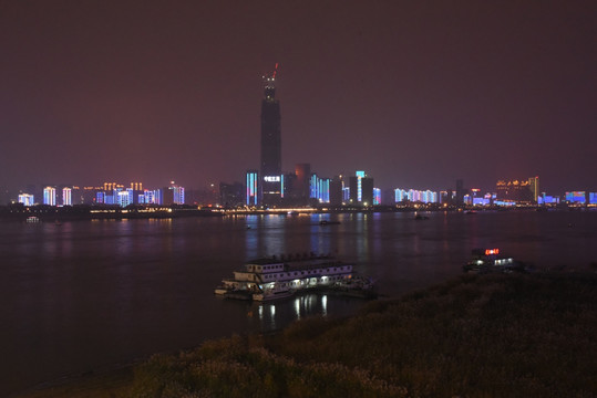 武汉长江夜景