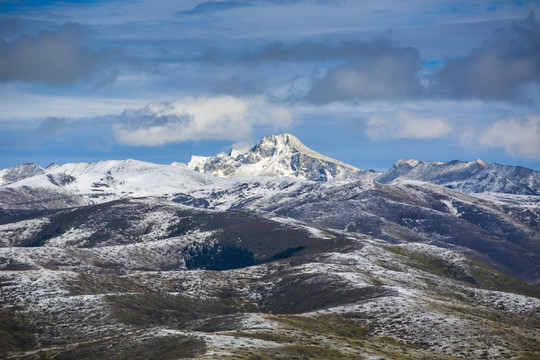 阿坝黑山达古冰川