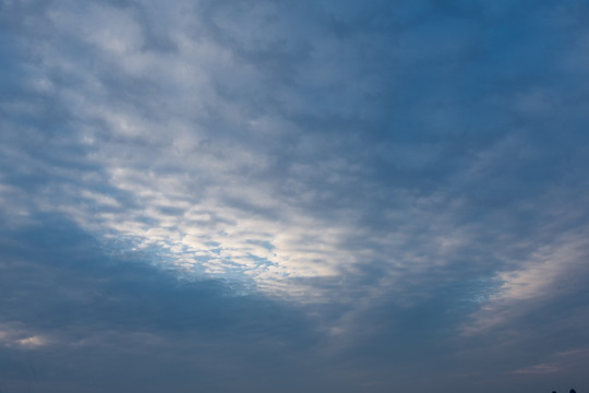 蓝天白云 天空 云朵