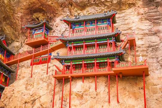 山西悬空寺 微缩景观