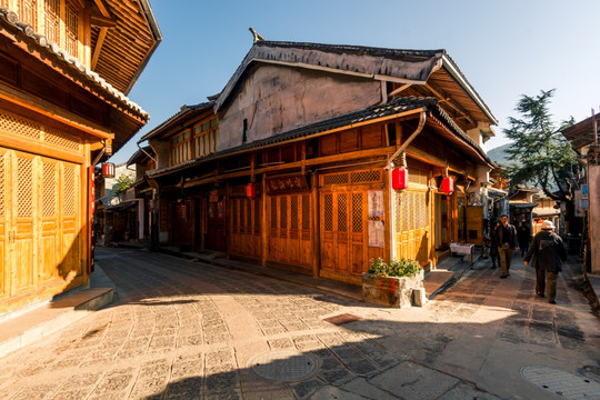 騰沖和順小鎮街道