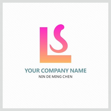 字母LS 標志 logo