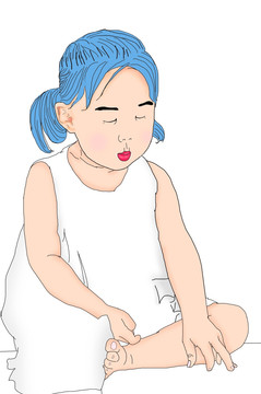 可愛女孩