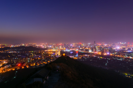 千佛山拍摄的济南夜景 （22）