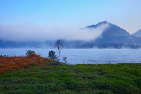 山水意境 山水风景 太平湖