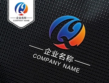 Q字母 LOGO設(shè)計(jì)