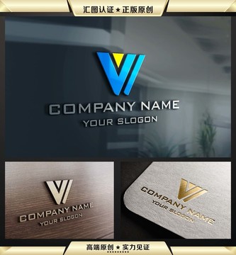 LOGO設(shè)計 W字母LOGO
