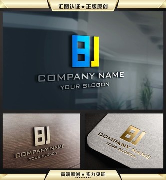 B字母 LOGO設(shè)計