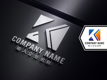 創(chuàng)意T字母LOGO K標(biāo)志設(shè)計(jì)
